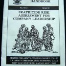 1992 Fratricide Risk Assessment for Company Leadership Handbook US Army