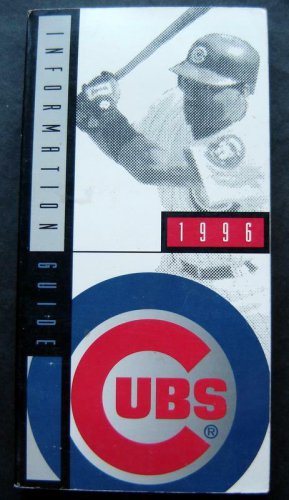 1996 Chicago Cubs Baseball Book Media Guide