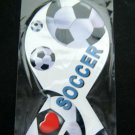 I Love (Heart) SOCCER Displayable MAGNET 8" by 3 3/4" Car Refrigerator MIP