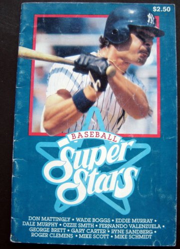 1987 Baseball Super Stars Booklet. Don Mattingly Yankees Cover