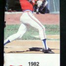 1982 Baseball Handbook Miller Beer