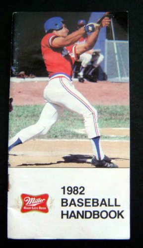 1982 Baseball Handbook Miller Beer