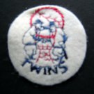 Minnesota Twins Baseball 2" Round White Patch