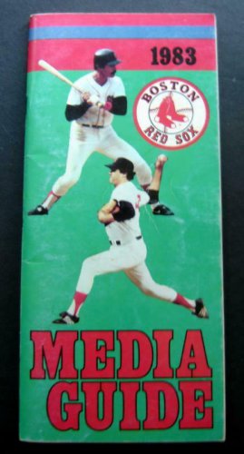 1983 Boston Red Sox Media Information Guide Jim Rice Cover
