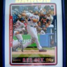 Johnny DAMON 2005 Topps Poster Boston Red Sox Framed PLAQUE 8 1/4" by 10 1/4"