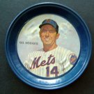 New York Mets Gil Hodges Metal Serving COASTER 3 1/2" Diameter