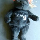 2000 DALE EARNHARDT #3 NASCAR Team Salvino Racing Black Beany Bear Plush RARE