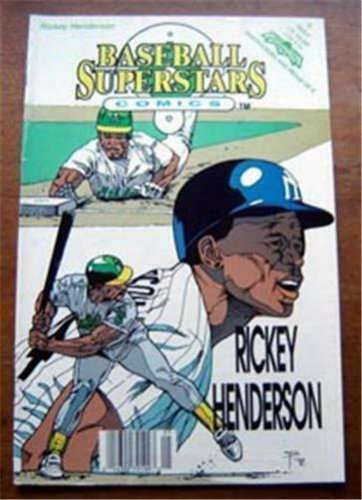 Rickey HENDERSON Baseball Superstars COMICS 1992