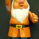 Walt DISNEY Snow White Dwarf SLEEPY  Rubber Figure 6" Posable Arms Swivel Waist