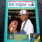 Les Expos Baseball Magazine In French July 1988 Perez Cover Scoresheet Montreal