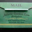 Girl Scouts Mail Box Green Metal Juliette Gordon Lowe Ashdon Farms Savannah Ga