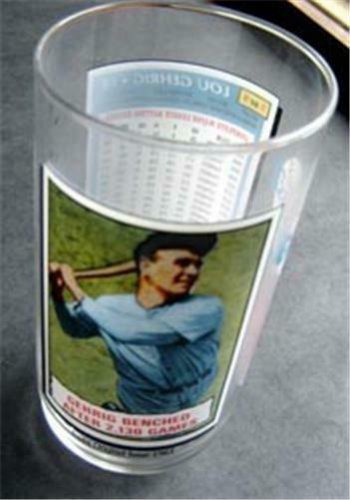 1993 McDonalds Coca Cola Baseball Glass Lou GEHRIG