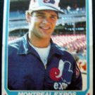 1982 O-Pee-Chee Bill GULLICKSON #21 of 24 Montreal EXPOS Poster Insert Baseball