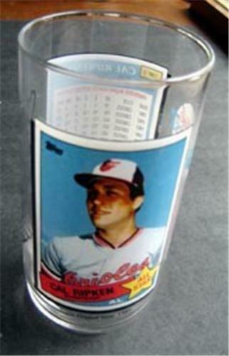 1993 McDonalds Coca Cola Baseball Glass Cal RIPKEN Jr