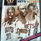 New Jersey Nets Vs  Cleveland Cavaliers Basketball Program Oct 17, 1986