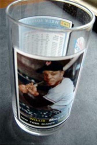 1993 McDonalds Coca Cola Baseball Glass Willie MAYS