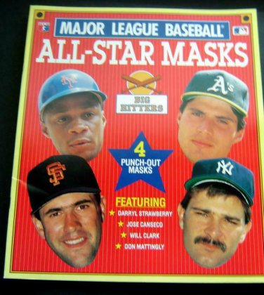 Major League BASEBALL All-Star MASKS Big HITTERS 4 Punch-Out Mattingly Clark