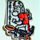 New England PATRIOTS Football Stick On PATCH 4"
