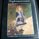 The IMPRESSIONISTS A Portfolio of (5) 12" by 16" Frameable PRINTS Sealed