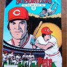 Pete ROSE Cincinnati Reds Baseball Superstars COMICS 1992