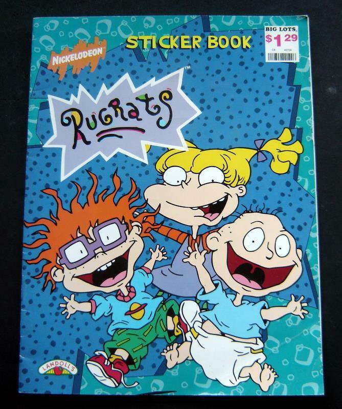 RUGRATS Sticker Book Nickelodeon TV Show 1997 Landoll Inc.