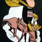 1970s BUDWEISER Advertising MIGHTY MALT Man Sticker on Bronco Unused