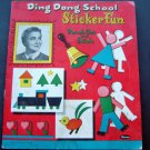 Ding Dong School Sticker Fun Book 1955 Whitman Publishing Miss Frances