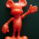 Vintage 1972 Marx Mickey Mouse Red Plastic 6" Figure