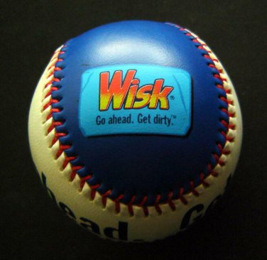 WISK Laundry Detergent Advertising Promo BASEBALL "Go Ahead Get Dirty"