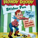 Howdy Doody Sticker Fun and Dot to Dot Book 1953 Whitman Publishing