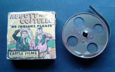Abbott and Costello "No Indians, Please" Castle 16 MM Film Headline Edition 808