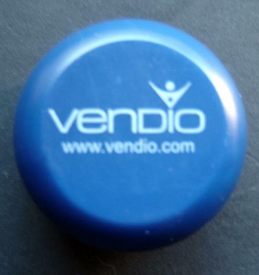 Blue Plastic VENDIO Advertising Yo Yo YOYO Yo-Yo 2" Diameter
