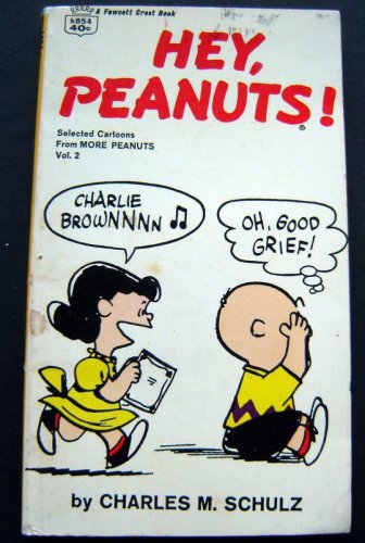 Hey, Peanuts ! BOOK by Charles Schulz Selected Cartoons from More Peanuts Vol 2
