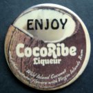 Enjoy Coco Ribe Liqueur Advertising PIN 3" Wild Island Coconut