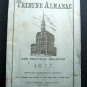 The TRIBUNE ALMANAC and Political Register 1877 NY Newspaper Booklet