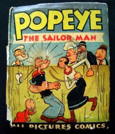 1947 Better Little Book POPEYE The Sailor Man # 1422 All Pictures Comics