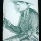 Arcade Exhibit Card 1960s Western Actor Ken MAYNARD