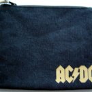 AC/DC Music Group Black Make Up Cosmetic Pouch Utility Bag Purse Clutch Rock