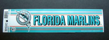 Florida MARLINS Baseball BUMPER STICKER 12" wide by 3" high Wincraft