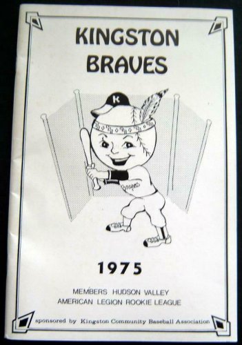 1975 KINGSTON BRAVES Minor League Program Booklet Hudson Valley NY Rookie League