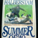 SUMMER of '49 Baseball BOOK by David Halberstam 1989 Hardcover
