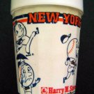 1994 NY METS Mr. Met Baseball Coca Cola Plastic Cup Harry M. Stevens 5" x 3 1/4"