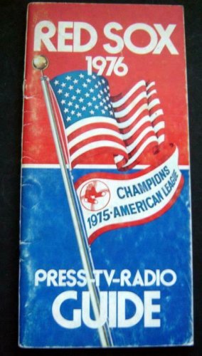 1976 Boston RED SOX Media Information GUIDE 1975 AL Champions Cover