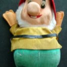 Vintage Walt DISNEY Snow White Dwarf HAPPY Cloth Figure 7 1/2" Tall Japan