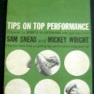 1961 GOLF Booklet Tips on Top Performance Sam Snead & Mickey Wright FORD Car Adv