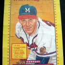 1989 Donruss Hall of Fame Diamond Kings Baseball Warren SPAHN Jigsaw Puzzle 63pc