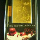 Mark MCGWIRE 1998 Fleer 23 Kt Gold Baseball CARD 62nd Home Run Numbered Ltd Ed