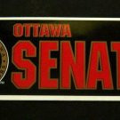 Ottawa SENATORS Hockey Bumper Sticker 11" x 3" Tag Express 1991 Made in USA