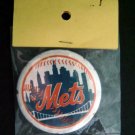 New York METS Skyline Logo Baseball Metal MAGNET 2 1/4"