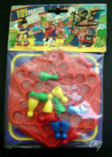 Toy Parade Plastic CHINESE CHECKERS Old Store Stock MIP Gayla Industries Texas